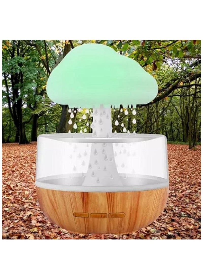 Generic - Rain Cloud Humidifier, Water Drip Cloud Diffuser Cute Humidifier Raining Cloud Night Light Aromatherapy Essential Oil Diffuser with Water Drop Sound , Aromatherapy Diffusers, USB Humidifier, 7 Colors - Image 1