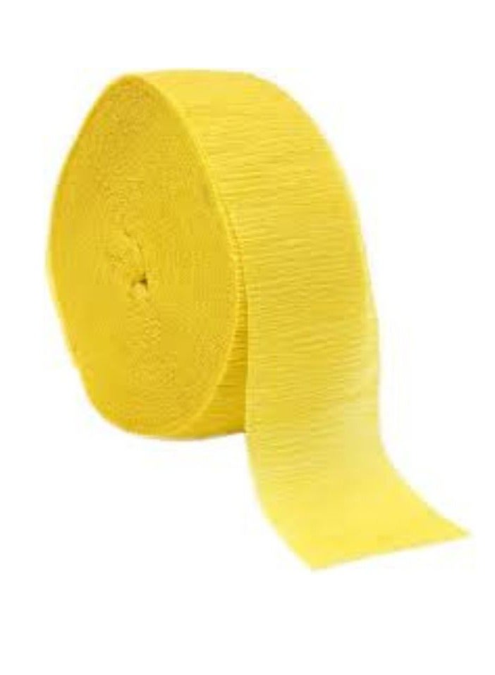 Terabyte CREPE PAPER NEON (PACK OF 20) YELLOW - Image 1