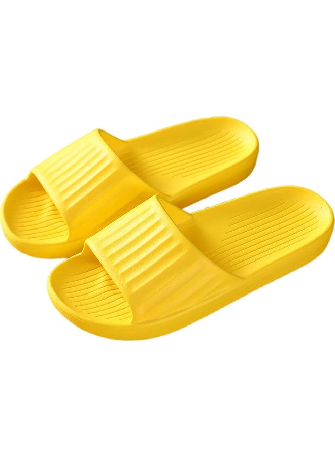 Grace Portable Travel Slippers, Hotel And H E Use, Non-slip, Non-disposable, For Bathing And Visiting, Yellow, Size 38-39 - Image 2