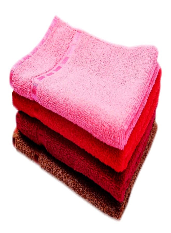 Space Fly Microfiber Hand Towel for Wash Basin | Small Towel for Face and Hand | Face Towel for Women | Hand Towel Set of 4 | Size: 30 x 45 - Image 1