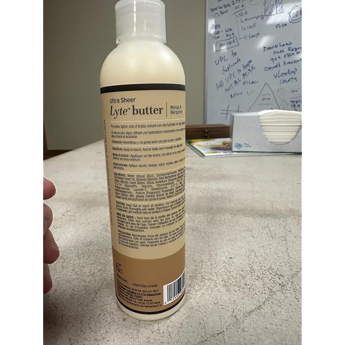 CUCCIO - Mango & Bergamot Lyte Lotion 237ml (8oz) - Image 3