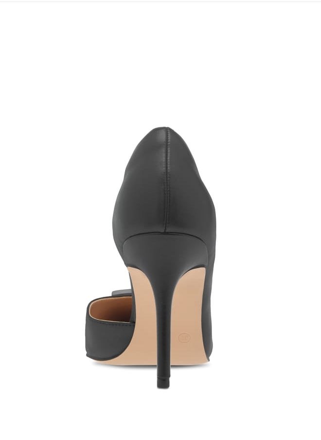 ELLE Womens Solid Slip-On Pumps With Stiletto Heels  - Image 5
