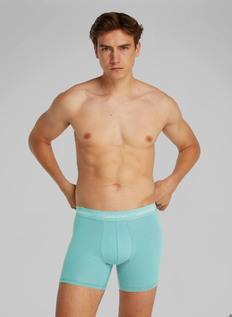 CALVIN KLEIN Cotton Stretch Boxer Brief - 3 Pack  - Image 2
