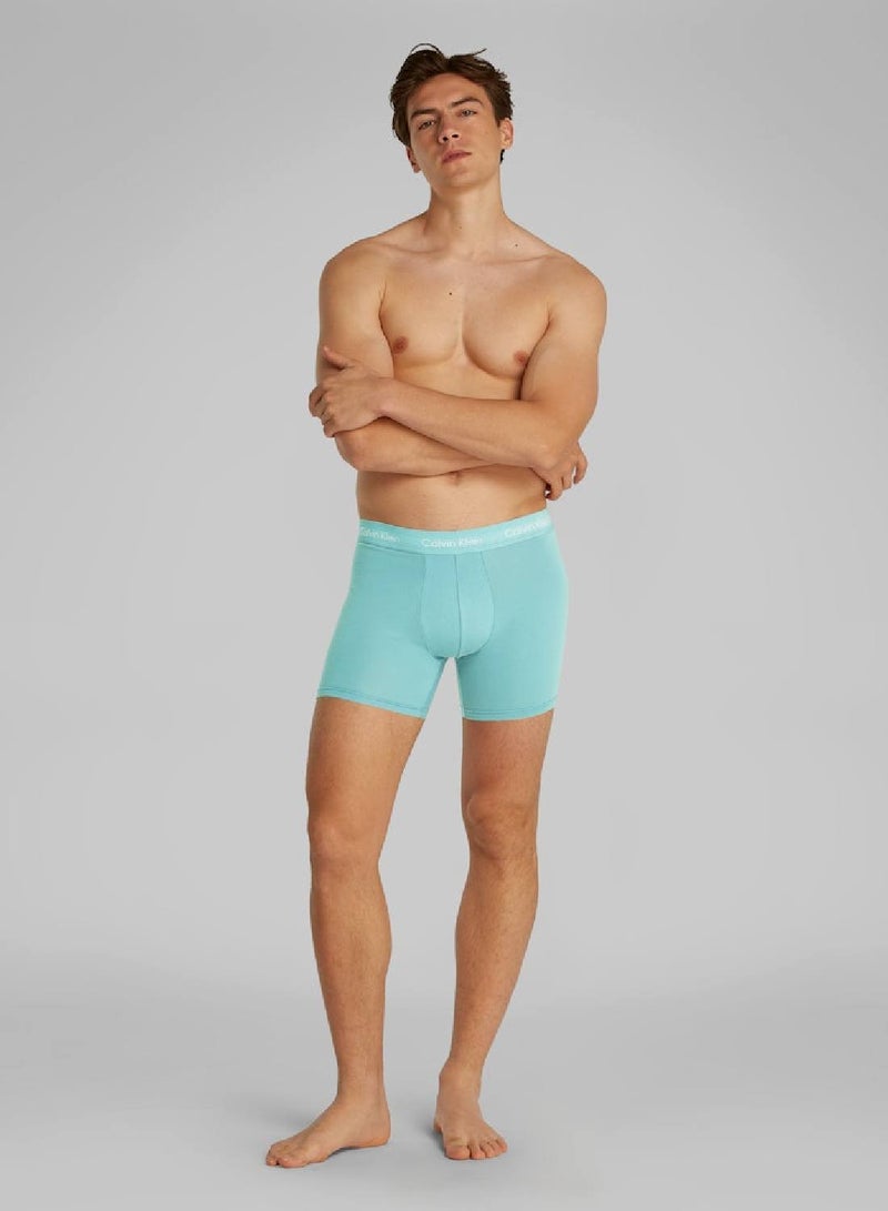 CALVIN KLEIN Cotton Stretch Boxer Brief - 3 Pack  - Image 5