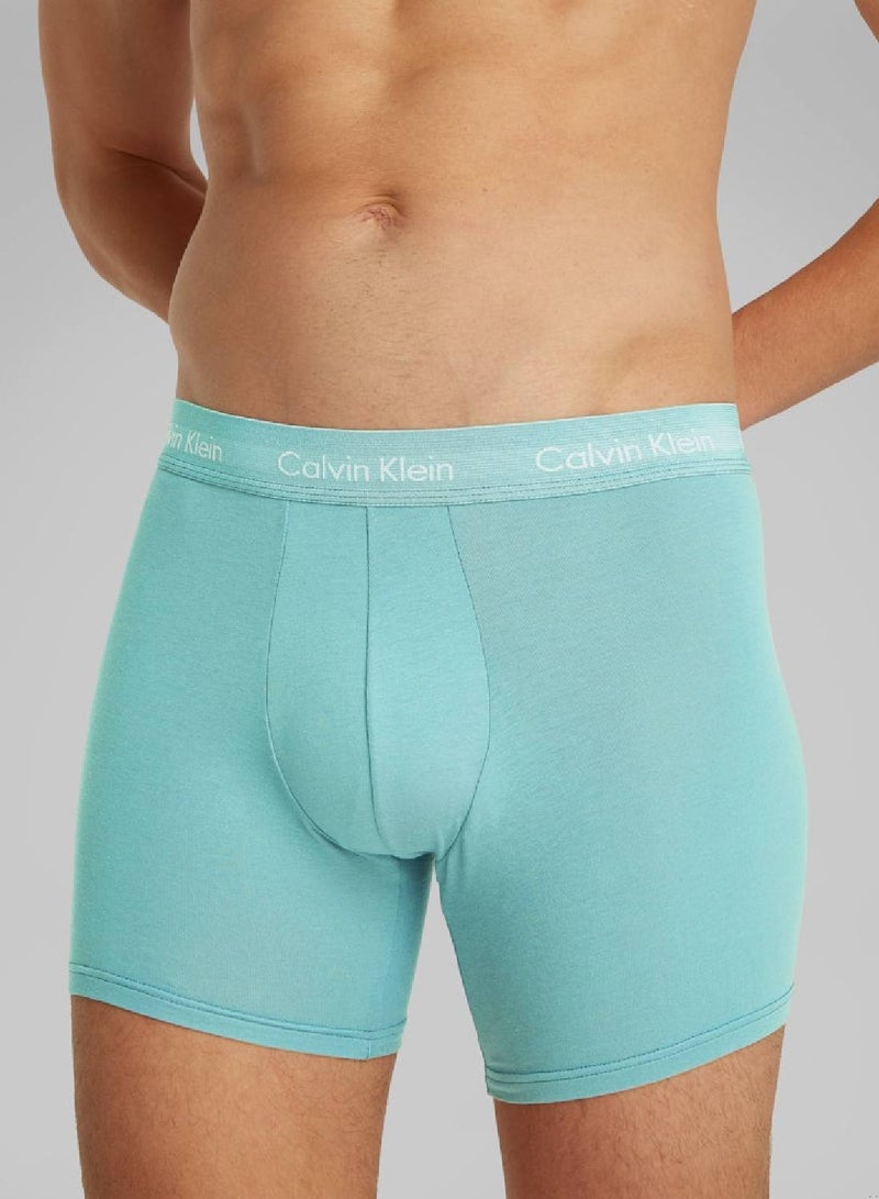 CALVIN KLEIN Cotton Stretch Boxer Brief - 3 Pack  - Image 4