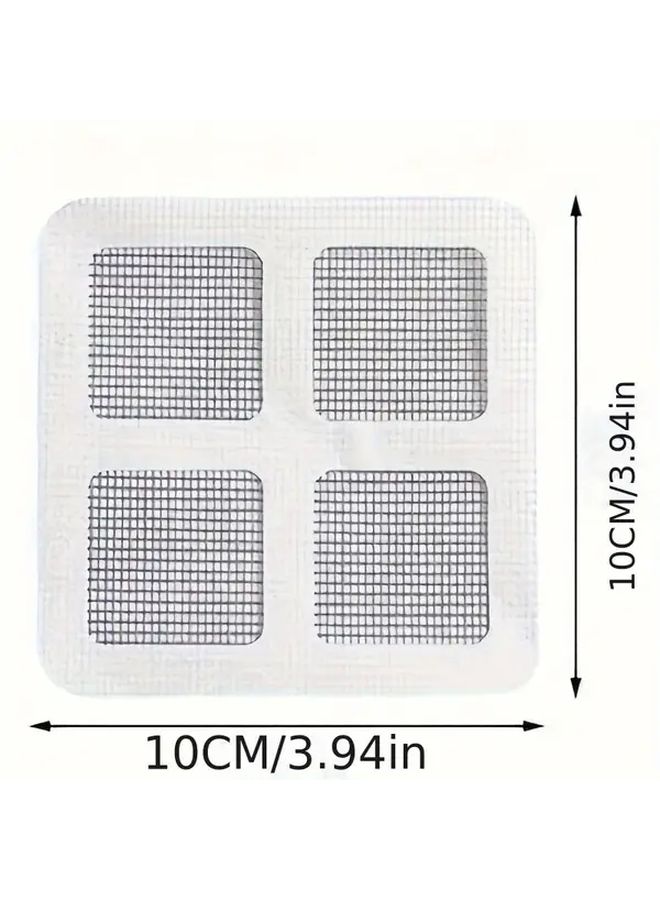 24pcs Self Stick Window Screen Repair Patch And Drain Cover Magic Mesh Tape - Image 3