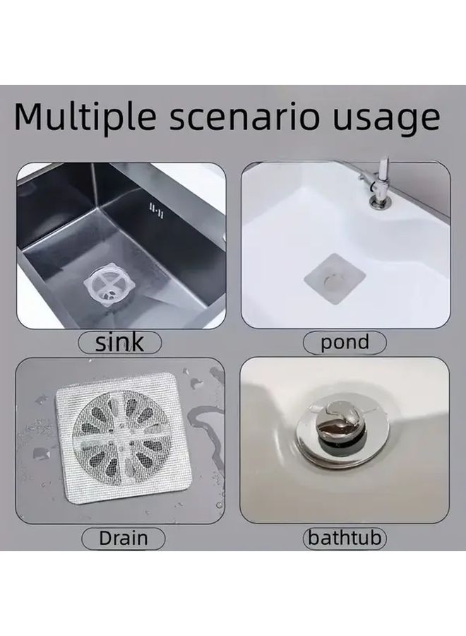 24pcs Self Stick Window Screen Repair Patch And Drain Cover Magic Mesh Tape - Image 2