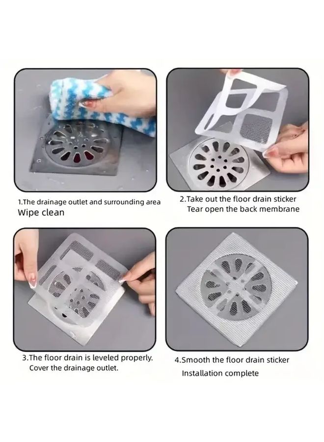 24pcs Self Stick Window Screen Repair Patch And Drain Cover Magic Mesh Tape - Image 5