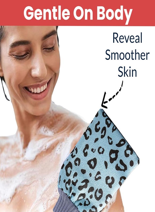 TEMPERIA (1pc) Exfoliating Gloves for Dead Skin - Premium, Ergonomic Design Exfoliator Scrub - Body Scrubber for Bathing, Bath & Shower for Women & Men (Random Colors) (MN03) - Image 3