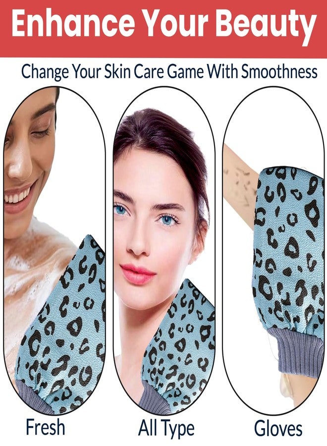 TEMPERIA (1pc) Exfoliating Gloves for Dead Skin - Premium, Ergonomic Design Exfoliator Scrub - Body Scrubber for Bathing, Bath & Shower for Women & Men (Random Colors) (MN03) - Image 5
