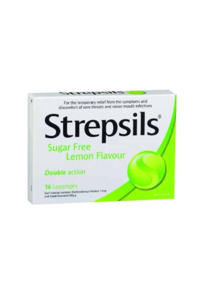Strepsils Lemon Sugar Free Lozenges