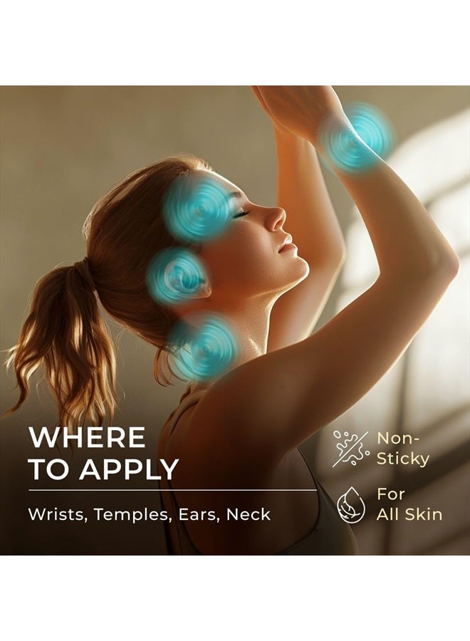 gya labs Brain Booster Essential Oil Roll On - Relaxing Gifts for Women - Calming Essential Oils Aromatherapy Roll On - Rosemary, Sandalwood, Lemongrass & Grapefruit Essential Oil Blends - 0.34 fl oz - Image 4