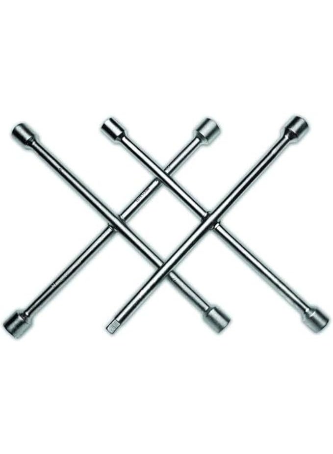 مفتاح عجل بزاوية شامل - ذراع فك قوي على شكل حرف L - مزود بمقاسات (17 / 19 / 22 مم) وفتحة 1/2 بوصة - عزم جبار لتغيير الإطارات بسهولة