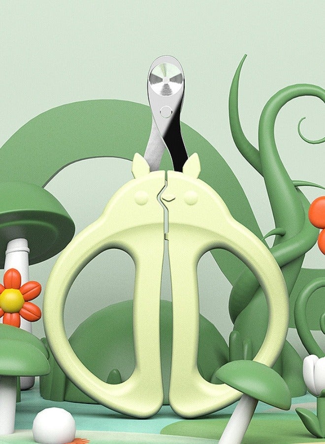 1pc Pet Nail Clippers, Cat-Specific Nail Clippers, Double-Hole Pick, Anti-Bleeding Nail Clippers, Dog Nail Clippers, Cleaning Supplies Sharp Angled Blade Professional Paw Trimmer Set for Novice Pet Families（random color） - Image 3