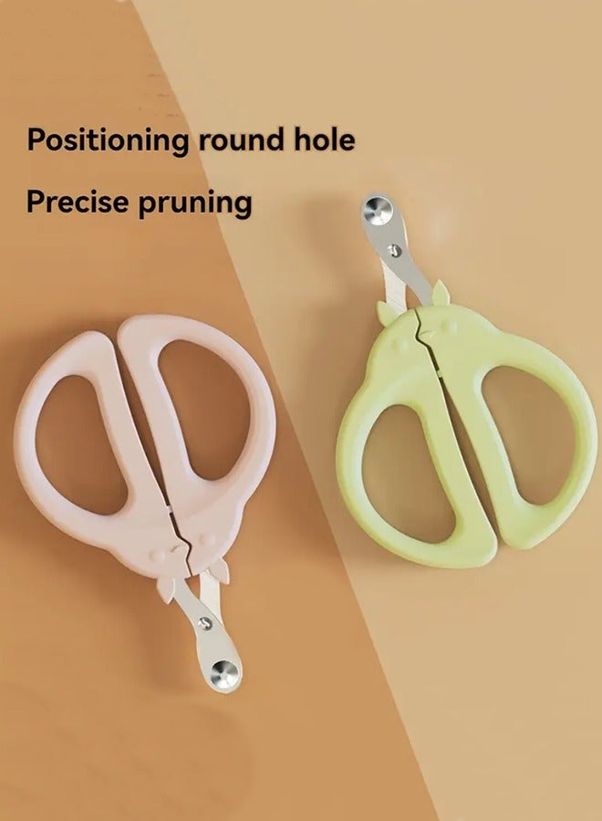 1pc Pet Nail Clippers, Cat-Specific Nail Clippers, Double-Hole Pick, Anti-Bleeding Nail Clippers, Dog Nail Clippers, Cleaning Supplies Sharp Angled Blade Professional Paw Trimmer Set for Novice Pet Families（random color） - Image 1