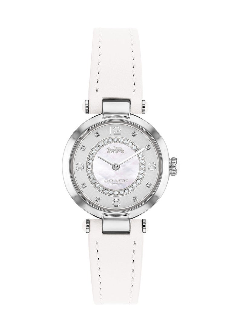 COACH - ساعة كاري فضية بمينا من عرق اللؤلؤ للنساء - 14503893 - Image 1