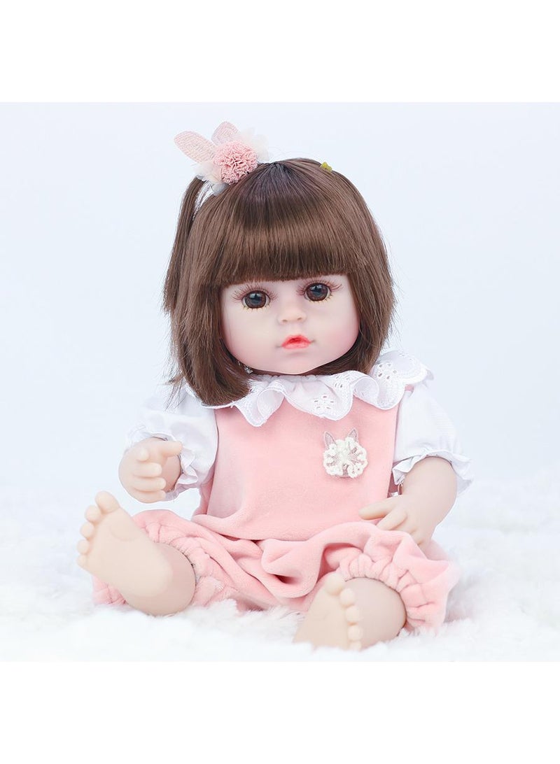 general Reborn Baby Doll Simulated Enamel Baby Doll Children's Toy 39cm - Image 1