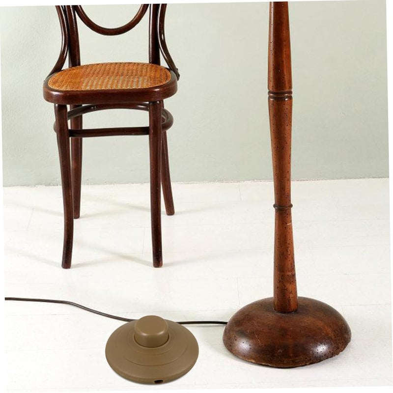 4 قطع بديل مفتاح القدم لمصباح الأرضي سهلة التركيب أسود - Image 4