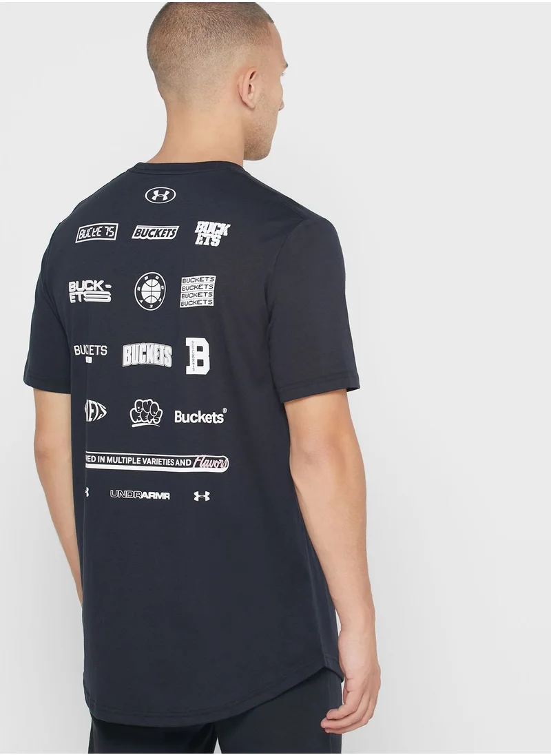 UNDER ARMOUR Baseline Buckets T-Shirt