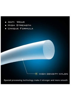 NYLON LINE 500M-Nylon String Fishing Line Cord Clear Fluorocarbon Strong Monofilament Wire Flexible Wear-resistant Super Pulling Force Cut for Hanging Decorations Beading Crafts Kite  - Image 4