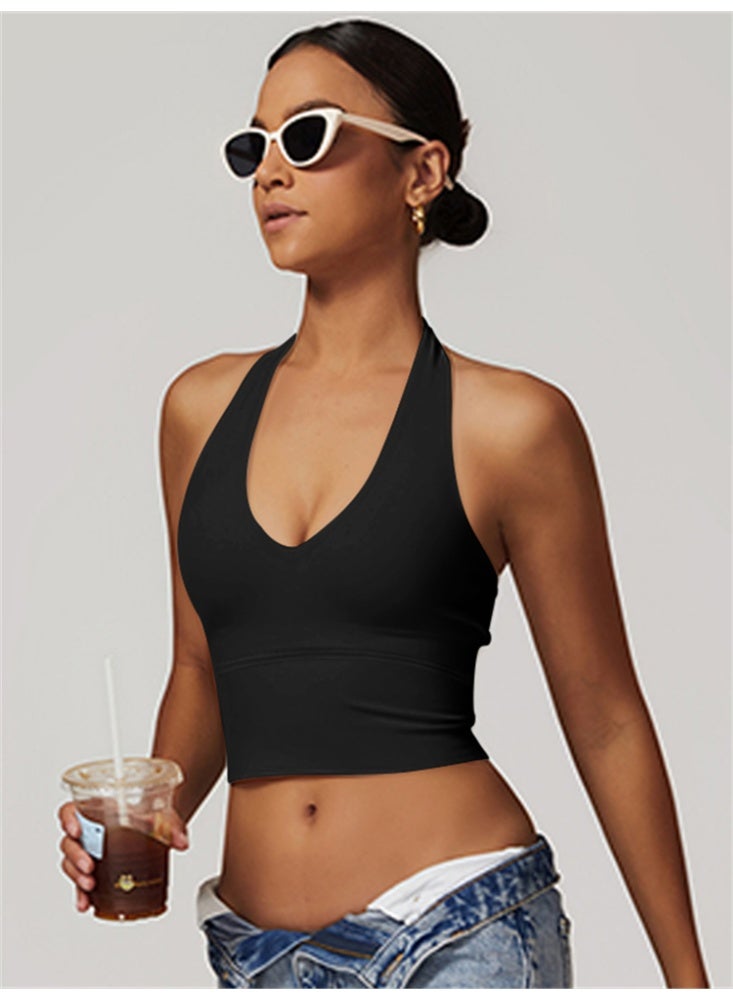 عام المرأة الرسن الرياضة الصدرية الخامس الرقبة الصالة الرياضية تجريب اليوغا حمالات الصدر - Image 3