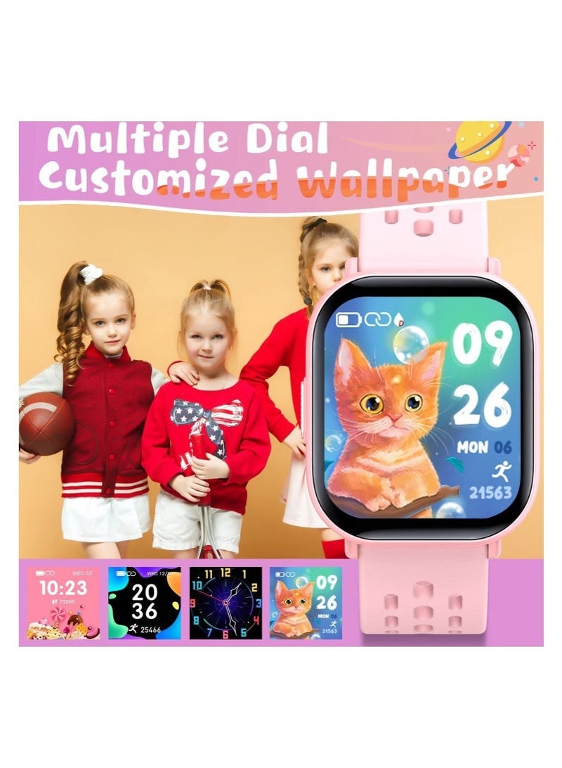 Kids Smart Watch for Girls Boys, Fitness Activity Tracker Watch with Heart Rate, Sleep Monitor, Pedometers, IP68 Waterproof Kids Watch with 8 Sports Modes, Great Gift for Age 6+ Kids Teens - Image 5