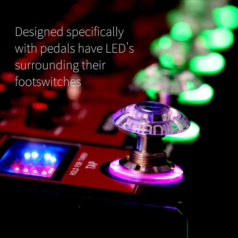 Mooer Shrooms Clear Footswich Topper Guitar Effects Pedal Cap Multi Processor Pedalboard Toppers - Image 4