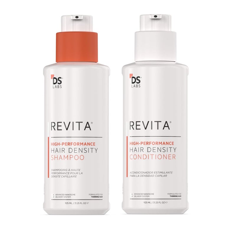 DS LABORATORIES DS Labs Revita Shampoo & Conditioner Kit, 925 mL - Two-Step Scalp Care System for Fuller-Looking, Volumized Hair, Lightweight Hydration, Sulfate & Silicone Free, Color Safe, For Men & Women - Image 1