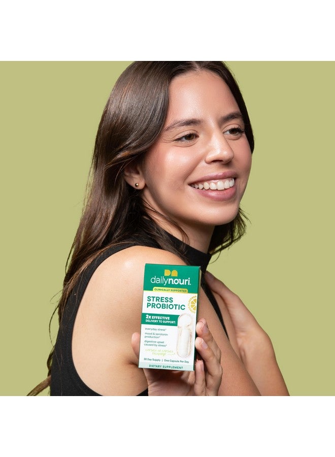 NOURI Daily Nouri Stress Probiotic | for Cortisol Management, Digestion, Daily Stress Relief & Gut Microbiome Health | 3 Probiotic Strains & Vegan Ahiflower Omega Oil | for Women & Men | 30-Day Supply - Image 3