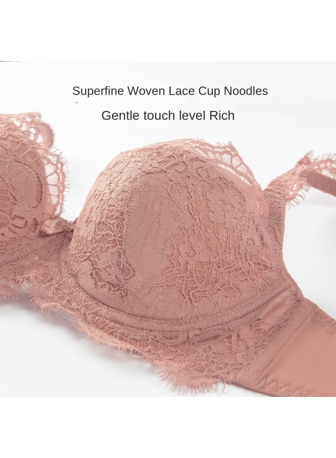 Fenton French Lingerie For Women - Summer Thin & Light Push-up Bra With Lace Straps, Breathable Design For Small Busts - Image 4