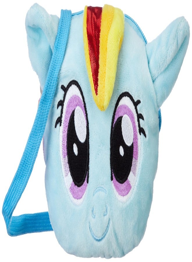 STRIDERS Rainbow Dash Plush Sling Bag - Cute, Huggable My Little Pony Plush Backpack for Kids | Perfect for School, Travel, Play & Collecting | 6-Inch - Image 2
