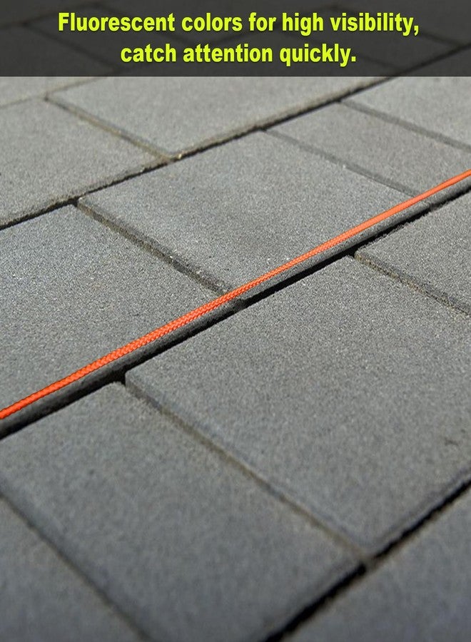 إيمدج خيط خيط ماسون مكون من 3 لفات - خيط نايلون مضفر رقم 18 - بطول 500 قدم - نايلون مع بكرة خيط قابلة لإعادة التعبئة لأدوات البستنة أو البناء - خيط بناء مثالي (برتقالي) - Image 5