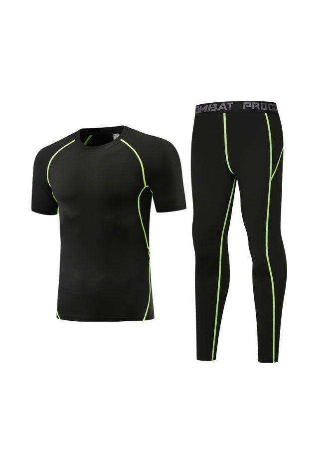 Children's Tights Training Clothes Boys Fitness Clothes Winter Long Sleeve Basketball Sports Base Quick Dry Clothes Football Top - Image 1