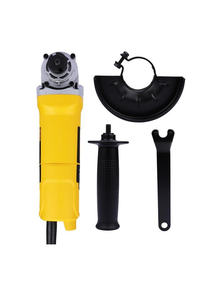 DEWALT DW801-IN, 850W, 4'' (100mm) Heavy Duty Angle Grinder Engineered For Heavy Duty Applications with Spindle Lock and Toggle switch, 2 Year Warranty (SIDE HANDLE INCLUDED) - Image 4
