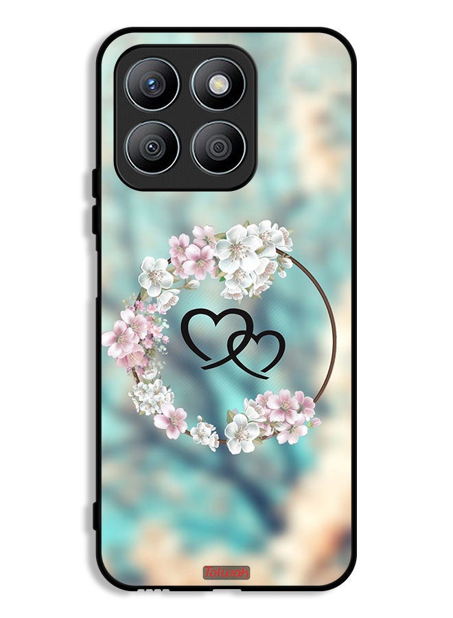 Tolwak Honor X8b Protective Case Cover Hearts In Ring Art - Image 1
