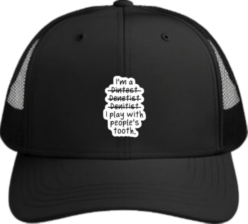 I'm a Dentist I play with Planets unisex baseball cap Black
