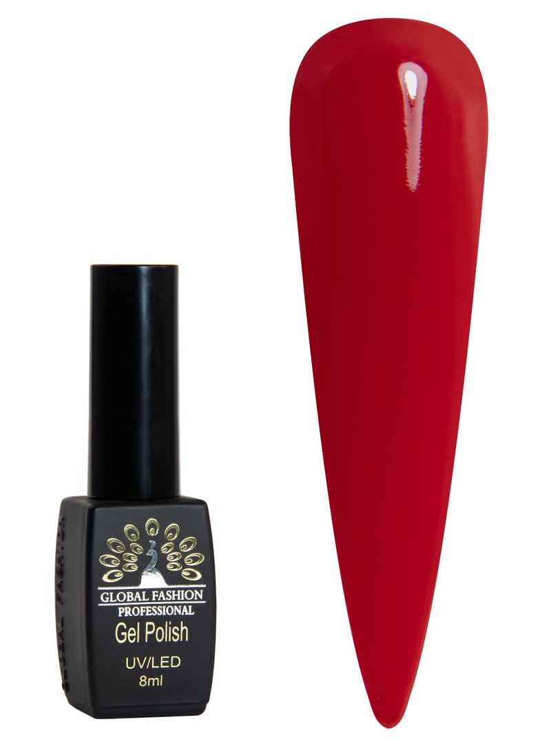 GLOBAL FASHION Global Fashion Black Elite Gel Polish | 132 Colors of Long-Lasting Elegance - 8ml | 298  - Image 1