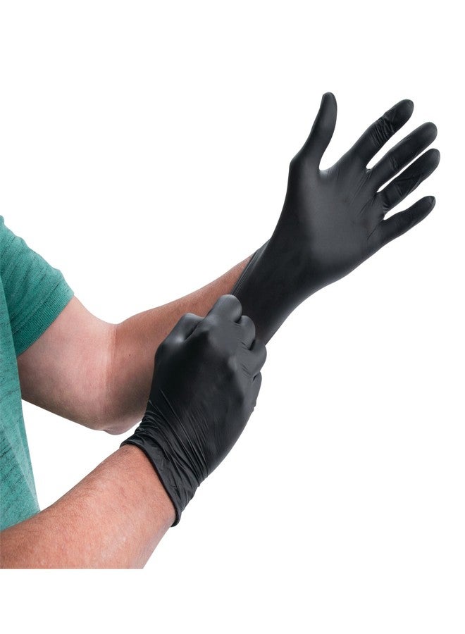 Performance Tool W89011 Medium Black Nitrile Gloves Medium - Image 2