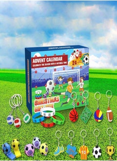 Christmas Football Countdown Calendar - 24 Days Countdown Christmas Calendar Football Toys Set,Christmas Party Supplies Favor Gift with Wristband Keychain Whistle Toy - pzsku/ZB64440947F94CBEA9283Z/45/_/1737434986/4334fc9d-c494-423a-ba5b-654c39e3b363