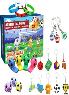 Christmas Football Countdown Calendar - 24 Days Countdown Christmas Calendar Football Toys Set,Christmas Party Supplies Favor Gift with Wristband Keychain Whistle Toy - pzsku/ZB64440947F94CBEA9283Z/45/_/1737435001/30ddea1a-493d-4352-b44d-c9067ff30d3c