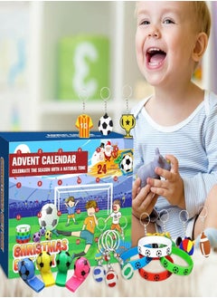 Christmas Football Countdown Calendar - 24 Days Countdown Christmas Calendar Football Toys Set,Christmas Party Supplies Favor Gift with Wristband Keychain Whistle Toy - pzsku/ZB64440947F94CBEA9283Z/45/_/1737435004/de51ae7d-07a6-4423-9628-b367df1e2630