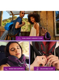 Cabeau Evolution Cool 2.0 Travel Pillow, Air Circulating Head and Neck Memory Foam Cooling Travel Pillow - Purple  - Image 3