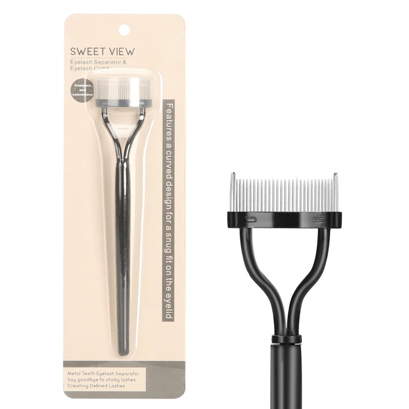 SWEET VIEW Eyelash Comb Lash Separator Brush Mascara Clump Remover Professional Eye Makeup Tools - Image 1