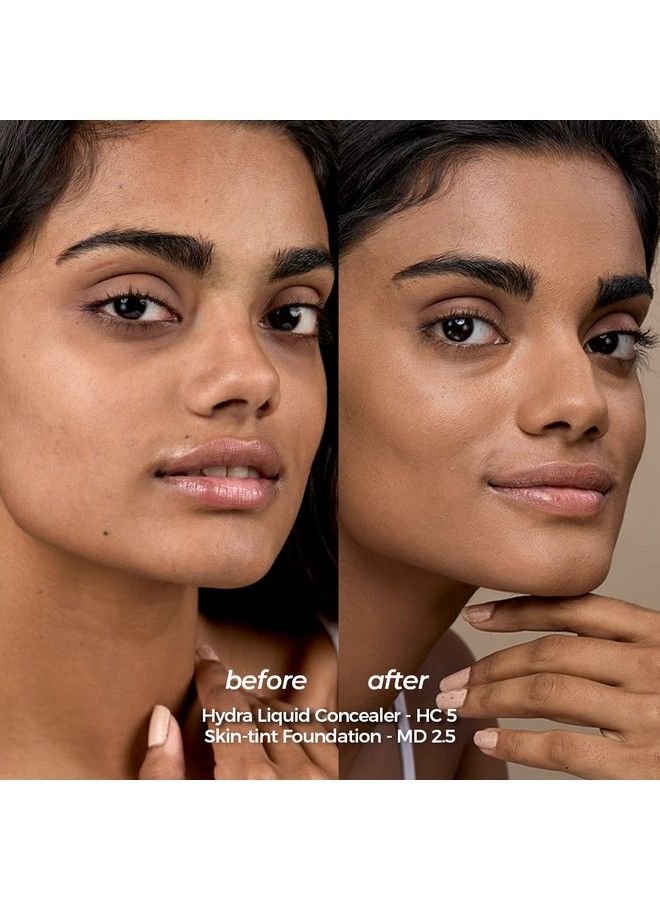 Ruby's Organics خافي العيوب السائل هيدرا؛ خفيف الوزن مرطب بلمسة كريمية قابلة للبناء؛ مكياج طبيعي عضوي خالي من البارابين 100% نباتي لدوائر الظلام؛ ظل Hc 2 6.5 مل - Image 5