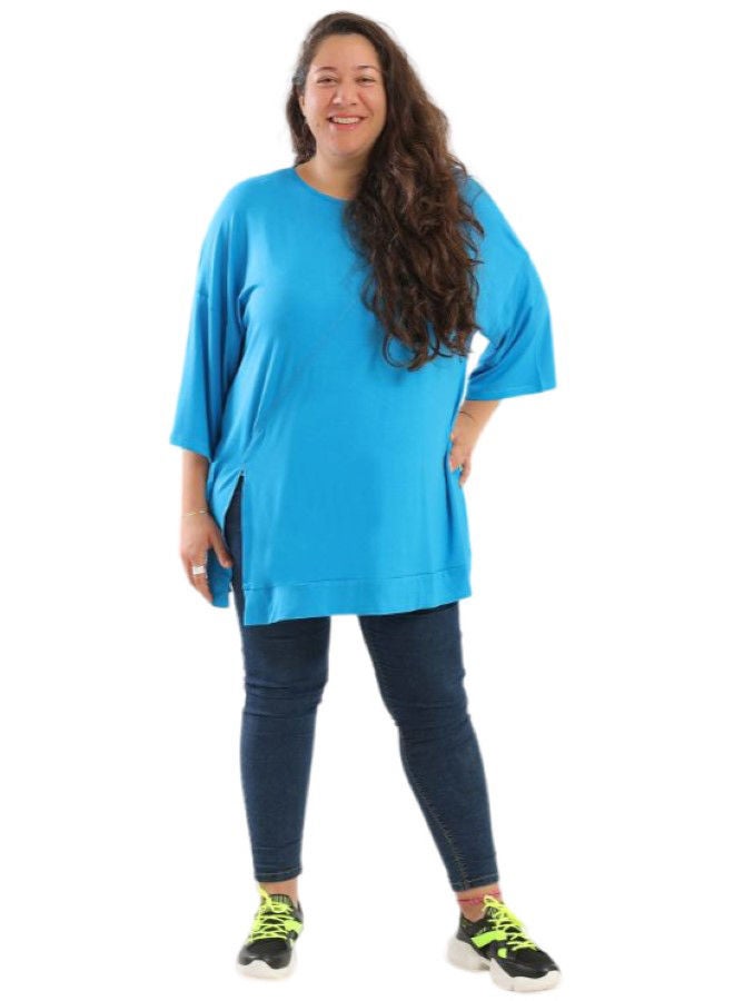 Carina Lounge Top with Front Slit - Image 2