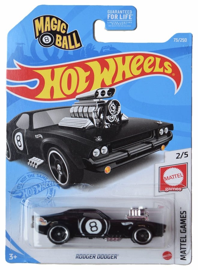 Hot Wheels Rodger Dodger, Mattel Games 2/5, black - Image 2