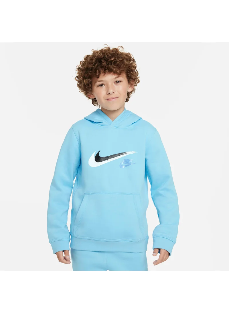 Nike Kids' Sportswear Fleece Graphic Hoodie