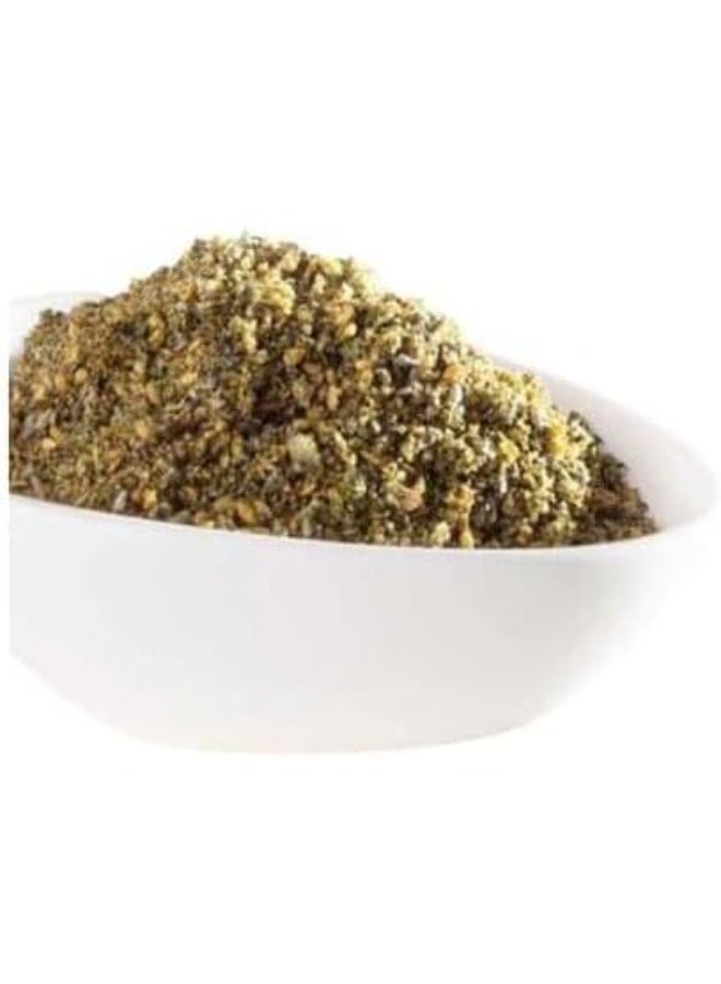 tamwenatelzekrayat Authentic Jordanian Zaatar Mix, Premium Thyme Blend with Sesame & Sumac, 100g - Image 1