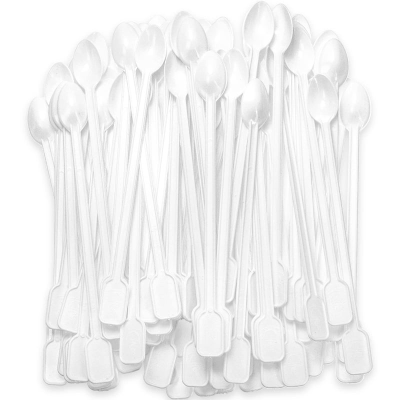 DEAYOU 1000 PCS Plastic Coffee Stirrer, 5'' Disposable Stir Sticks for Drinks Cocktails, Mini Coffee Stirring Spoon Rod for Blender, Bar, Sugar, Espresso, Tea, Swizzle, Sip, Soup, Floats, Food Grade - Image 5