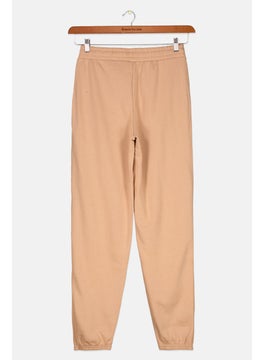 PUMA Kids Girl Brand Logo Outdoor Sweatpants, Tan  - Image 2